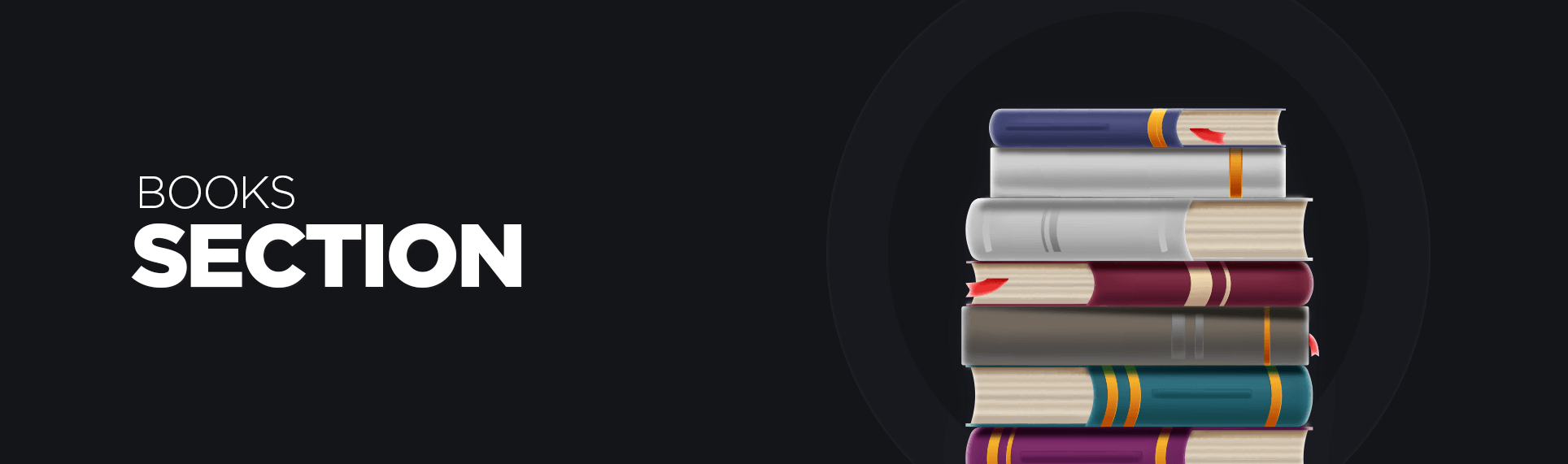 book banner dark